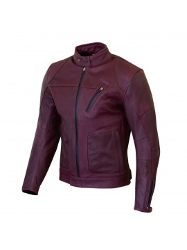 MERLIN Gable leather jacket oxblood (1)