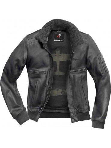 BOGOTTO leather jacket AVIATOR
