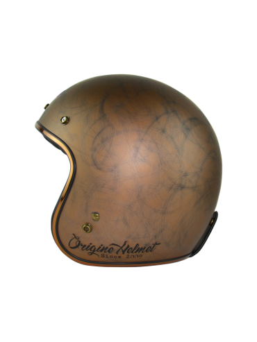 ORIGINE jet helmet Primo Scacco Brown-1